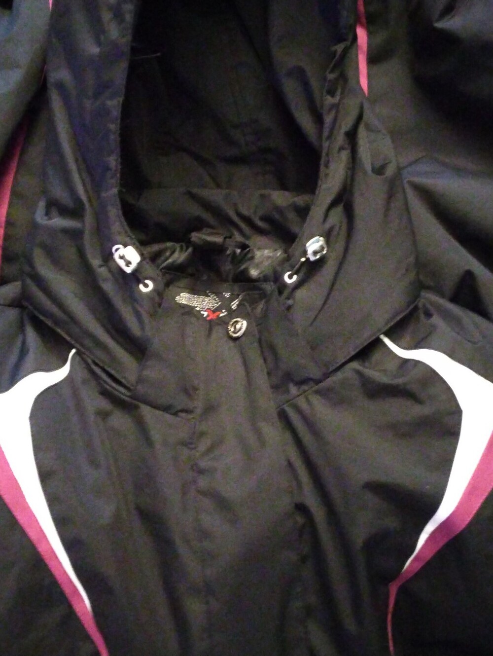 Zeroxposur Black Purple Hooded warm heavy coat Jacket women’s size XXL 2XL 2X